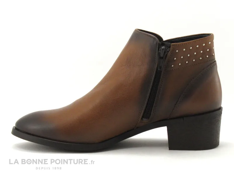Achat chaussures Moran's Femme Boots, vente Moran's bianka cognac low boots marron