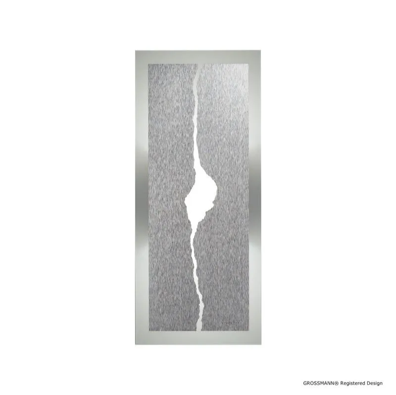 Applique 2 lampes led Grossmann Canyon Gris métallique Aluminium