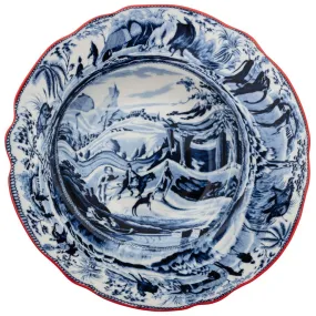Assiette creuse DIESEL CLASSICS ON ACID ARABIAN 25 cm, bleu, porcelaine, Seletti ✔ 78 € ⭕ Kulina