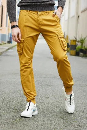 Cargo jaune fashion homme