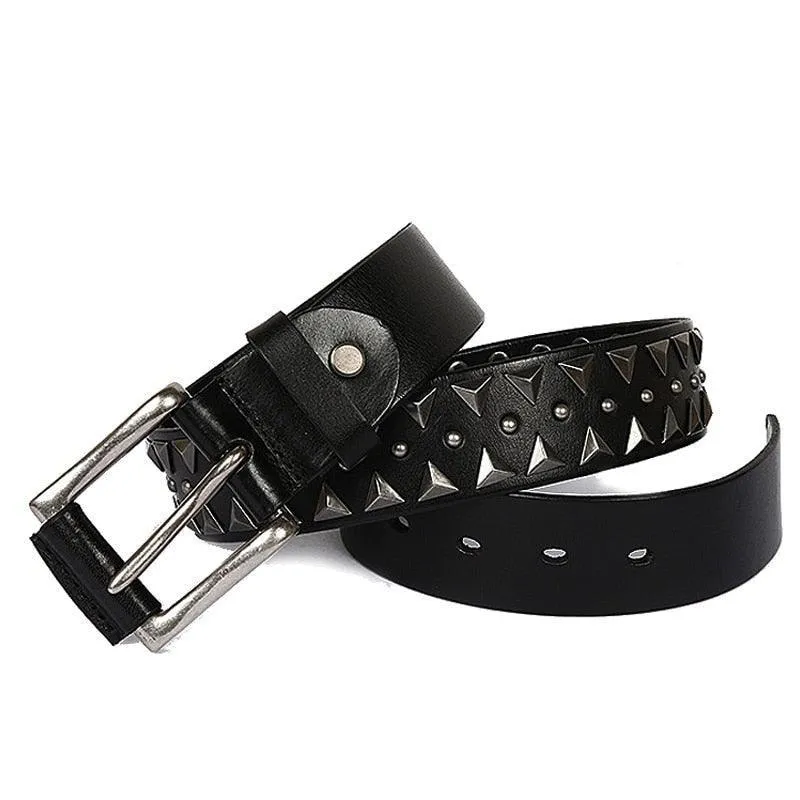 Ceinture Cloutée pour Femme ou Homme, modèle Sylmare