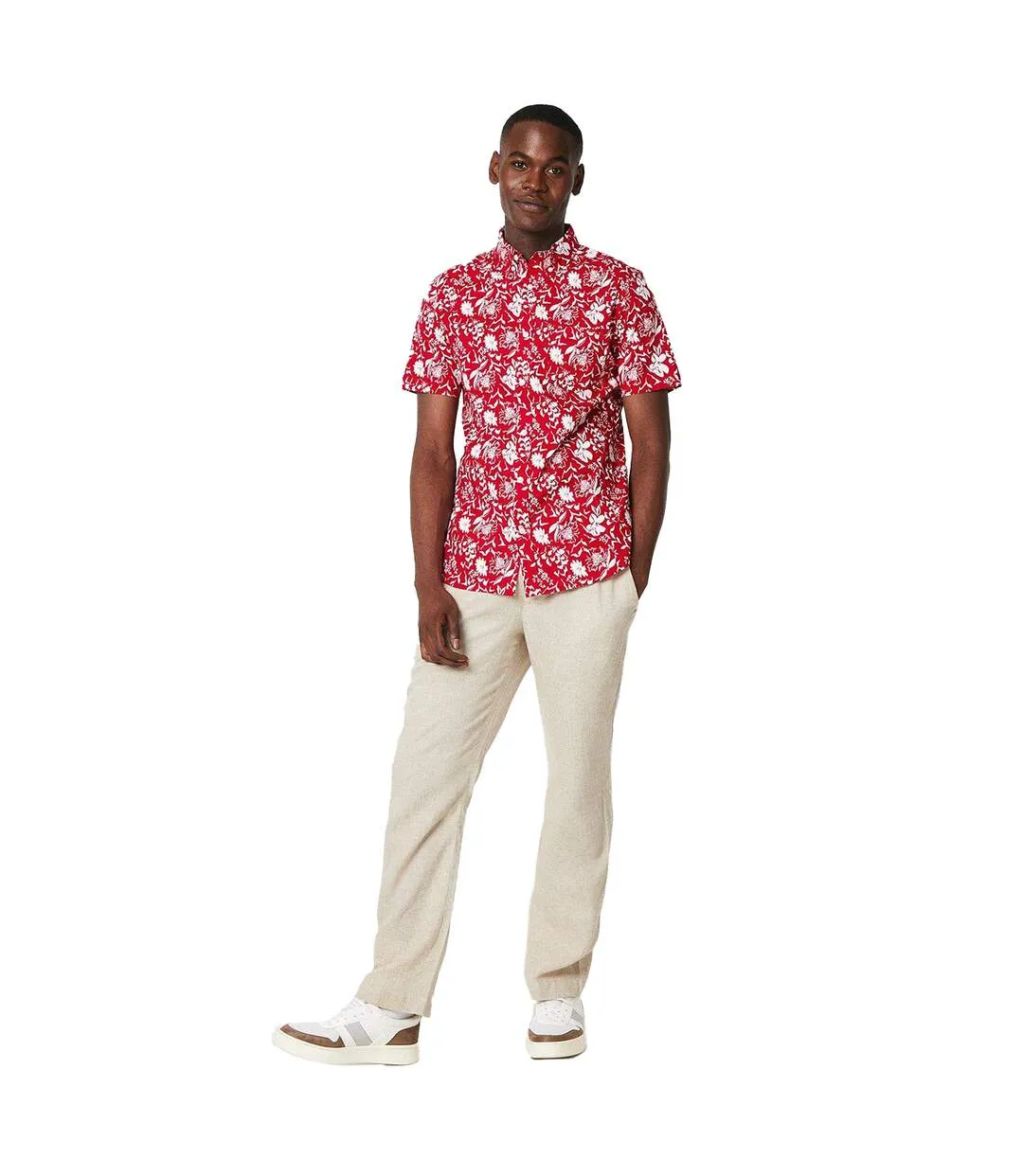 Chemise homme rouge Maine
