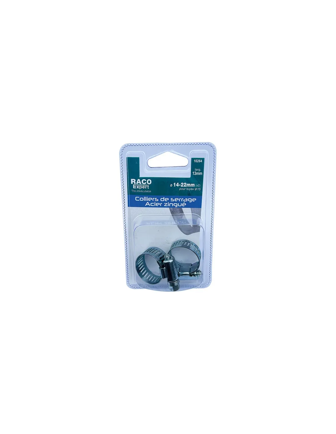 Colliers acier 8mm 25-45mm x2 sc - RACO EXPERT - 906157