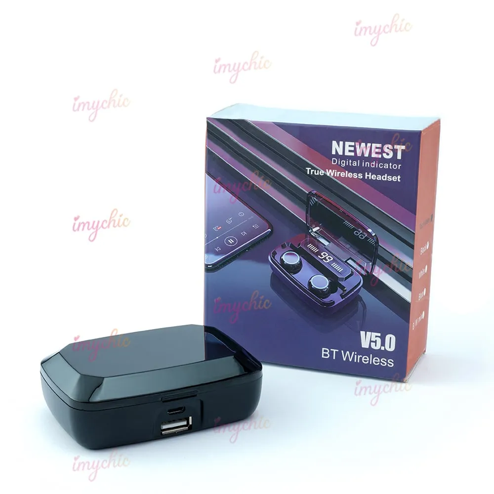 Écouteurs Sans Fil Bluetooth Newest Digital Indicator