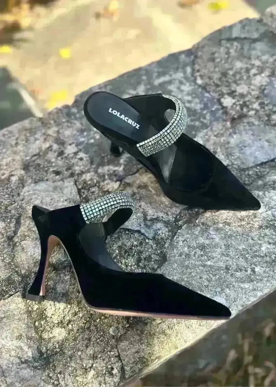 Escarpins Lola Cruz New Bofu Nero