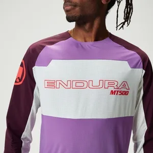 Hommes Maillot MT500 Burner Lite M/L - Violet Chardon