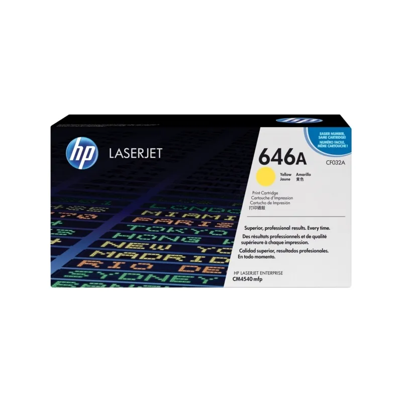 HP 646A (CF032A) toner, jaune
