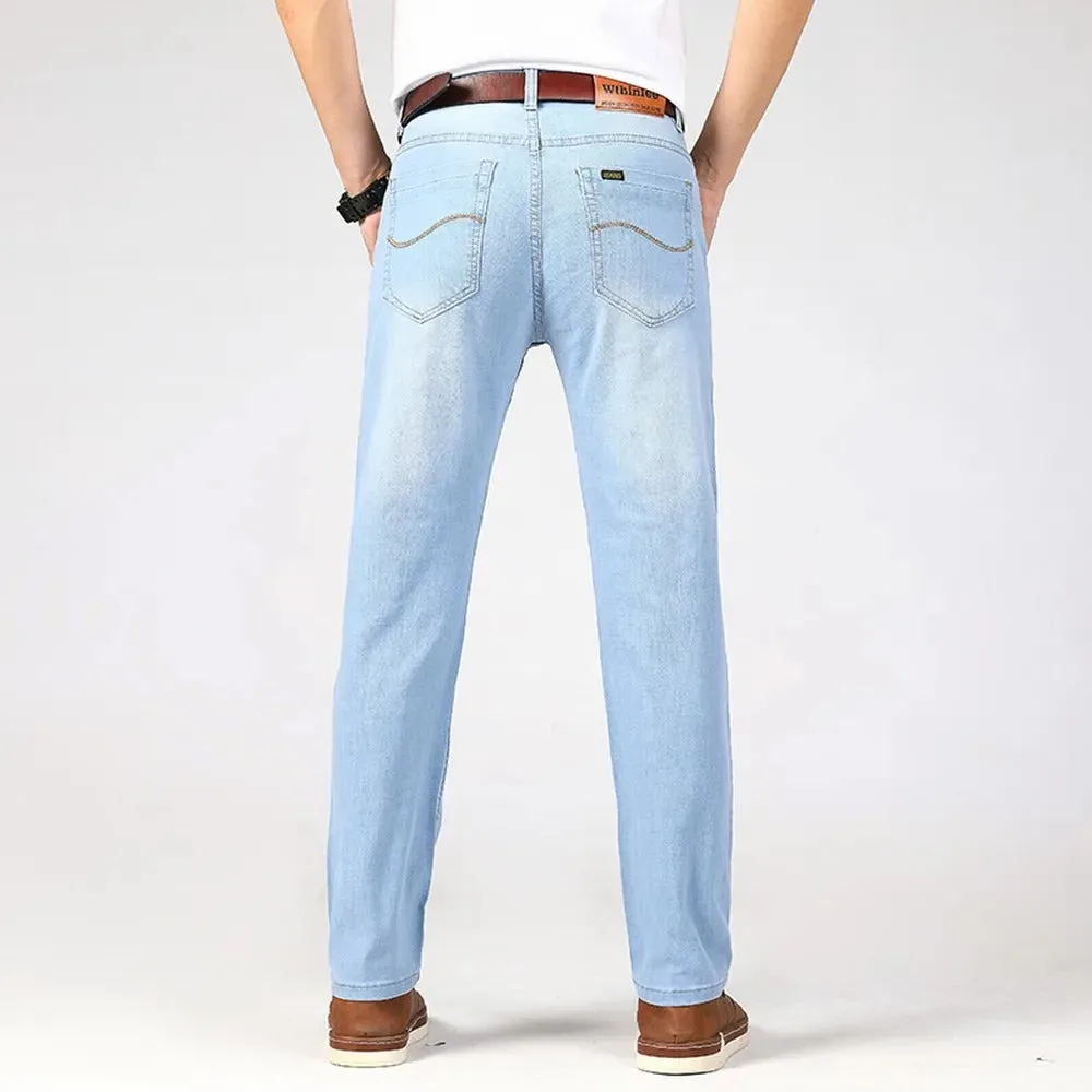 Jeans classiques en denim pour hommes