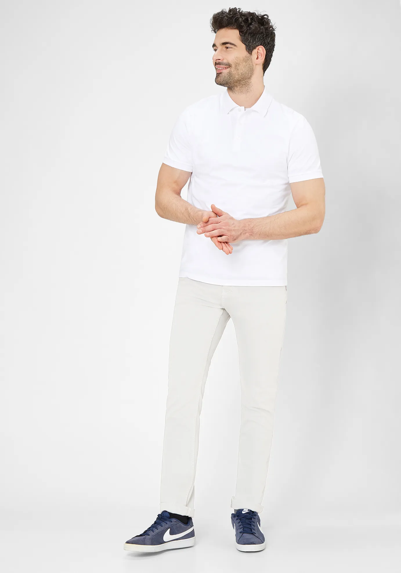 Kanata Slim Fit Jeans L36 & L38 pouce, blanc