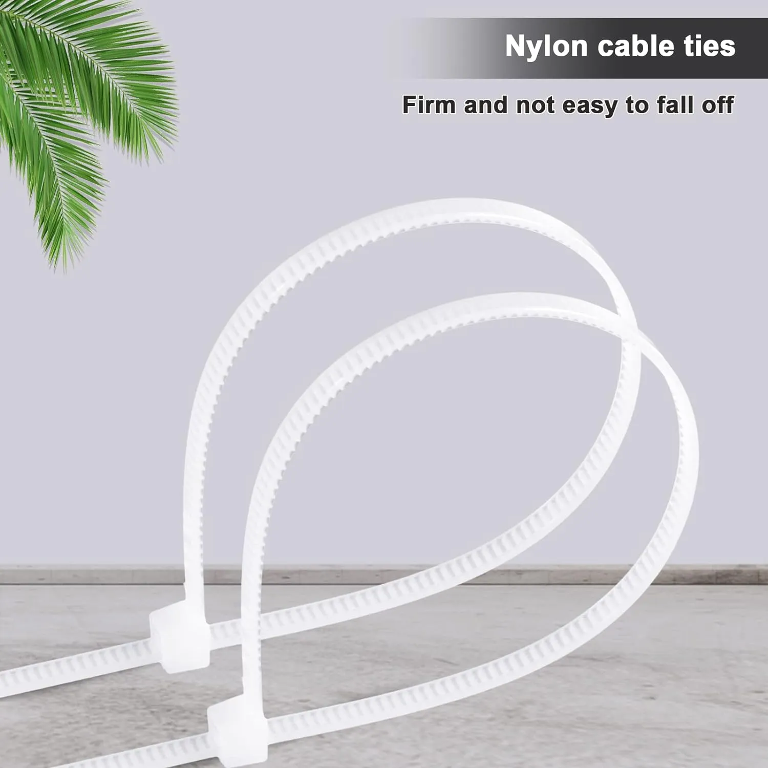 Maintenez l'ordre avec nos 100 colliers de serrage autobloquants en nylon 