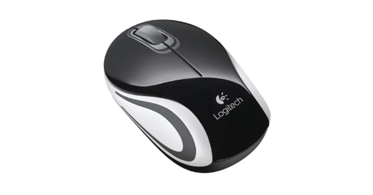 MINI SOURIS SANS FIL M187 NOIR