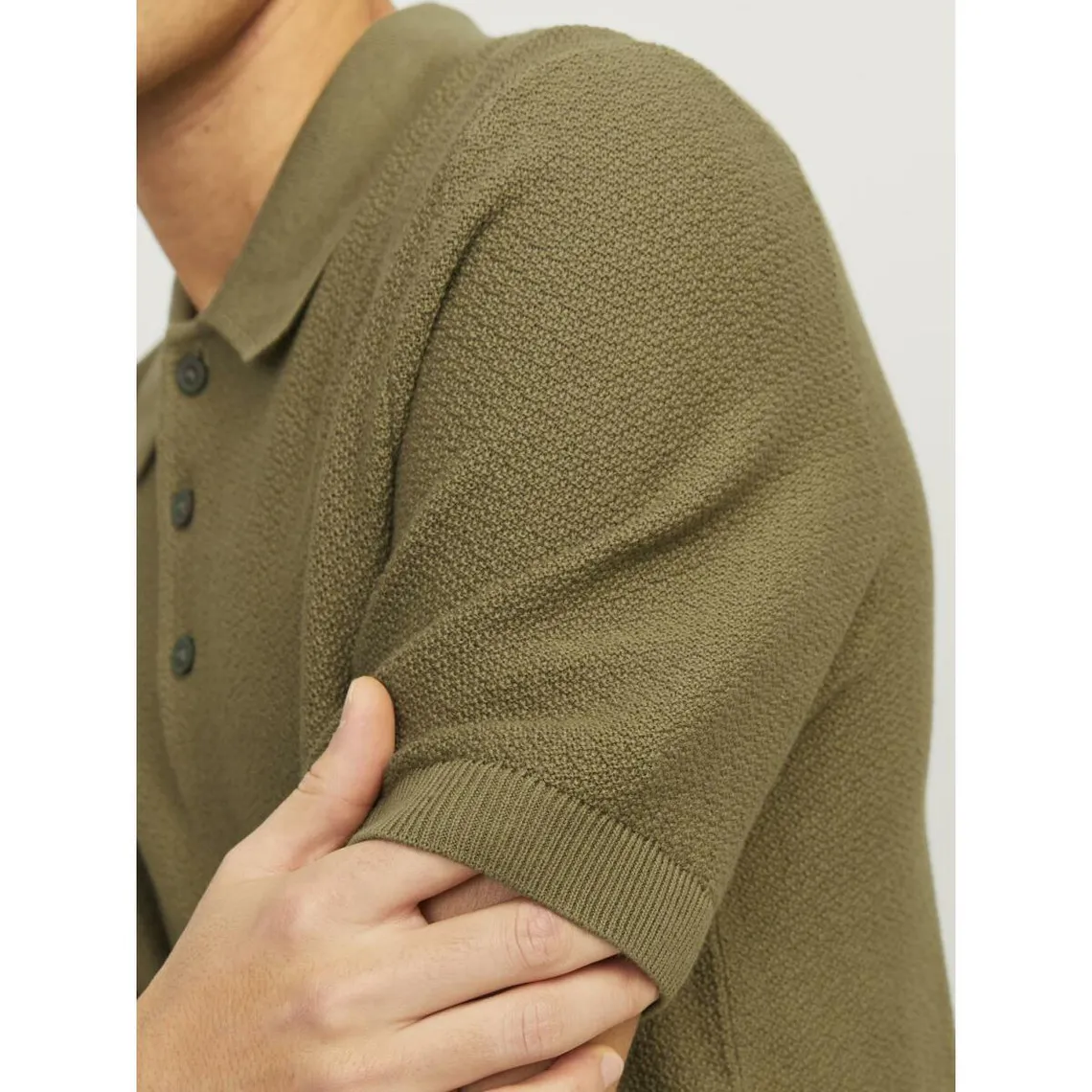 Polo homme homme vert olive en coton | 3 Suisses