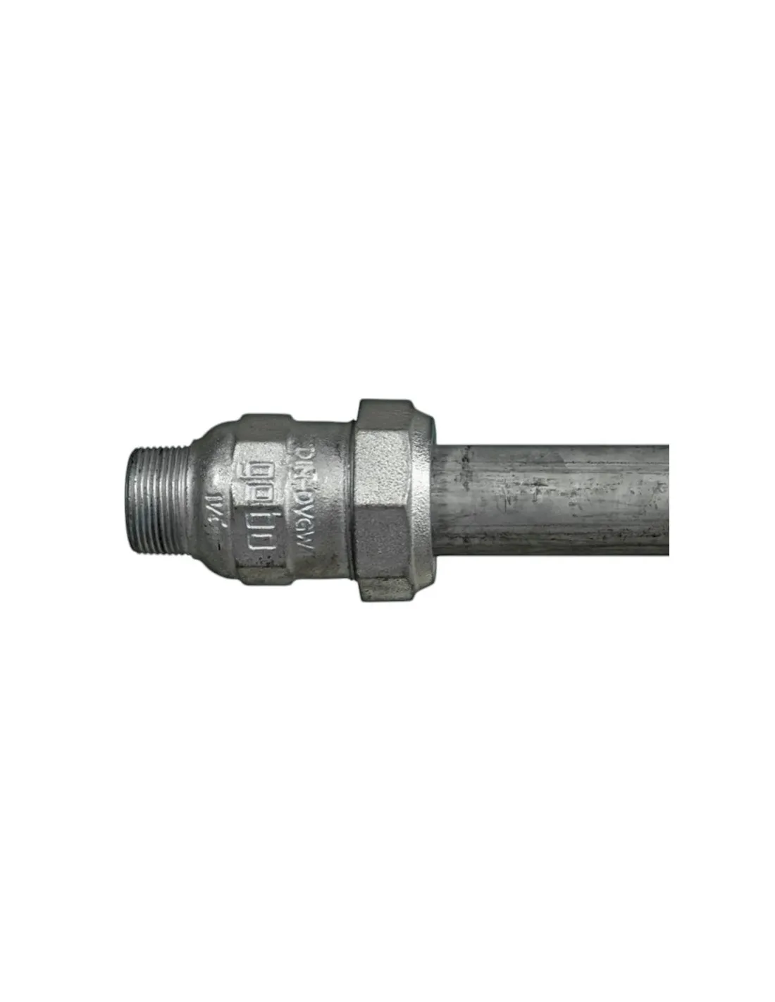 Raccord à compression pour tube acier Ø 21,3 mm - mâle 1/2" - GEBO