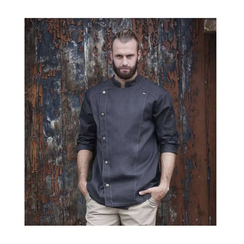 Veste de cuisine jeans-style
