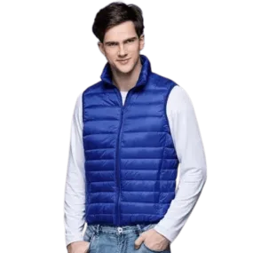 Veste Matelassée Homme Bleu